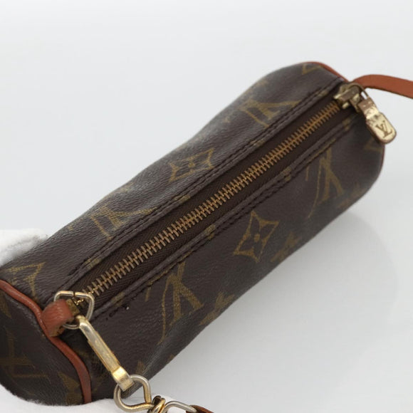 LOUIS VUITTON Monogram Papillon Pouch LV Auth ka3851A