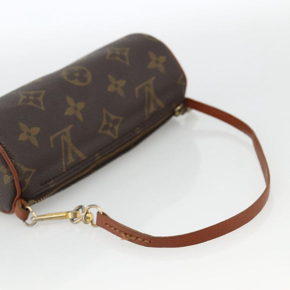 LOUIS VUITTON Monogram Papillon Pouch LV Auth ka3851A