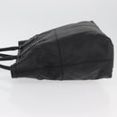 GIVENCHY Hand Bag Leather Black Silver Auth ka3852A-4