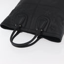 GIVENCHY Hand Bag Leather Black Silver Auth ka3852A-6