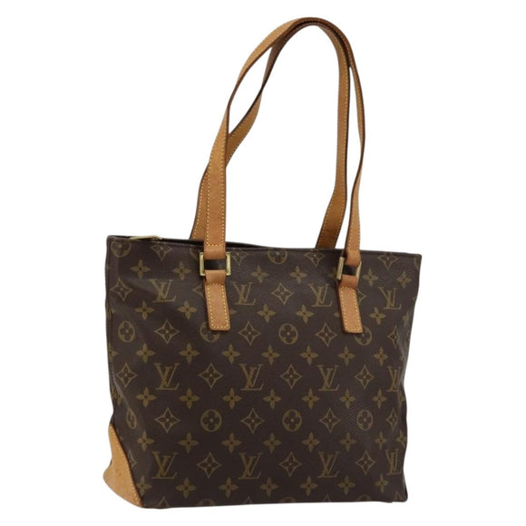 LOUIS VUITTON Monogram Cabas Piano Tote Bag M51148 LV Auth ka3853