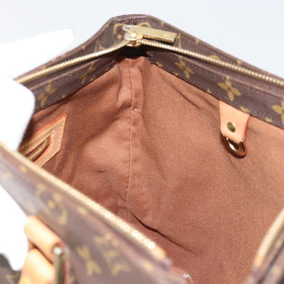LOUIS VUITTON Monogram Cabas Piano Tote Bag M51148 LV Auth ka3853