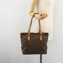 LOUIS VUITTON Monogram Cabas Piano Tote Bag M51148 LV Auth ka3853-22