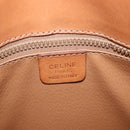 CELINE Macadam Canvas Shoulder Bag PVC Leather Brown Gold Auth ka3857-19