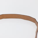 CELINE Macadam Canvas Shoulder Bag PVC Leather Brown Gold Auth ka3857-8