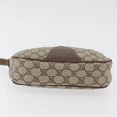 GUCCI GG Supreme Web Sherry Line Clutch Bag PVC Beige Gold 89 01 034 Auth ka3858-8
