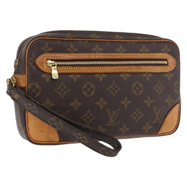 LOUIS VUITTON Monogram Marly Dragonne GM Clutch Bag M51825 LV Auth ka3860