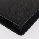 LOUIS VUITTON Epi Pochette Homme Clutch Bag Black M52522 LV Auth ka3861-10