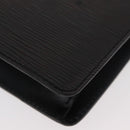 LOUIS VUITTON Epi Pochette Homme Clutch Bag Black M52522 LV Auth ka3861-11
