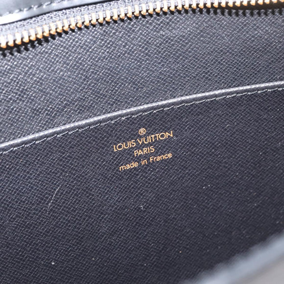 LOUIS VUITTON Epi Pochette Homme Clutch Bag Black M52522 LV Auth ka3861