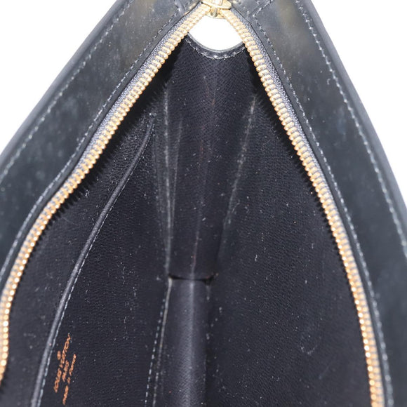 LOUIS VUITTON Epi Pochette Homme Clutch Bag Black M52522 LV Auth ka3861