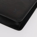LOUIS VUITTON Epi Pochette Homme Clutch Bag Black M52522 LV Auth ka3861-9