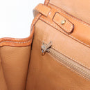 CELINE Macadam Canvas Shoulder Bag PVC Beige Gold Auth ka3864-19