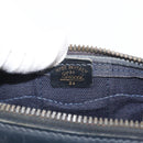GUCCI Micro GG Canvas Sherry Line Hand Bag Navy Gold Red Auth ka3865-12