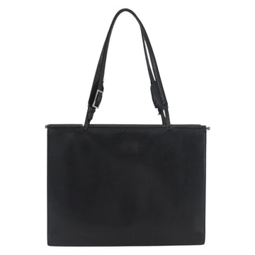 GUCCI Tote Bag Leather Black Silver 0021047 Auth ka3869 - 0