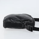 CHANEL Sports Line Shoulder Bag Patent leather Silver Black CC Auth ka387-4