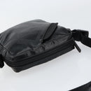 CHANEL Sports Line Shoulder Bag Patent leather Silver Black CC Auth ka387-6