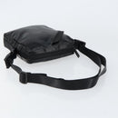 CHANEL Sports Line Shoulder Bag Patent leather Silver Black CC Auth ka387-7