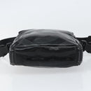 CHANEL Sports Line Shoulder Bag Patent leather Silver Black CC Auth ka387-9