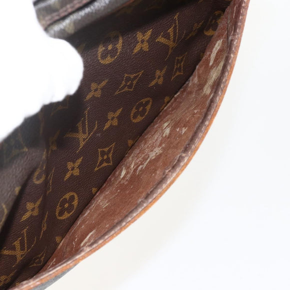 LOUIS VUITTON Monogram Compiegne 28 Clutch Bag M51845 LV Auth ka3875