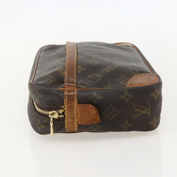 LOUIS VUITTON Monogram Compiegne 28 Clutch Bag M51845 LV Auth ka3875