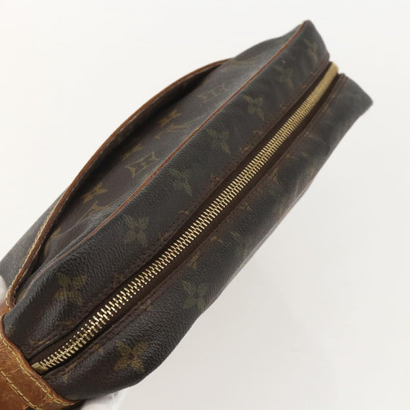 LOUIS VUITTON Monogram Compiegne 28 Clutch Bag M51845 LV Auth ka3875