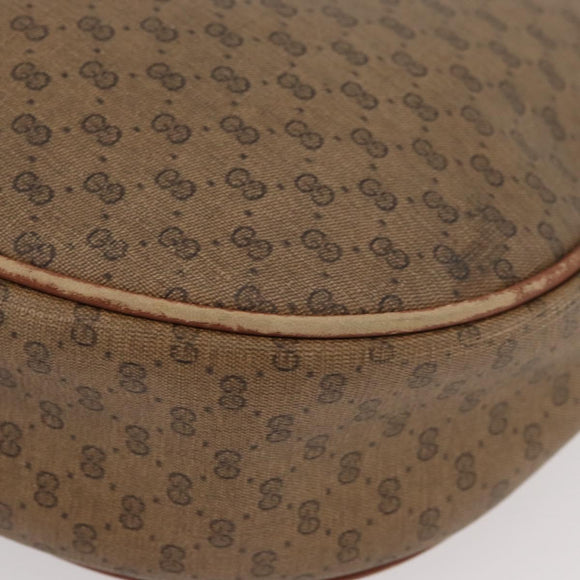 GUCCI Micro GG Supreme Shoulder Bag PVC Beige Gold 001 067 0719 Auth ka3876