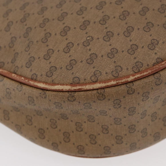 GUCCI Micro GG Supreme Shoulder Bag PVC Beige Gold 001 067 0719 Auth ka3876