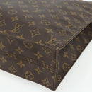 LOUIS VUITTON Monogram Sac Plat Hand Bag M51140 LV Auth ka3879-15