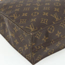 LOUIS VUITTON Monogram Sac Plat Hand Bag M51140 LV Auth ka3879-16