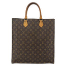 LOUIS VUITTON Monogram Sac Plat Hand Bag M51140 LV Auth ka3879-13