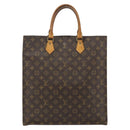 LOUIS VUITTON Monogram Sac Plat Hand Bag M51140 LV Auth ka3879-2