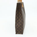 LOUIS VUITTON Monogram Sac Plat Hand Bag M51140 LV Auth ka3879-4