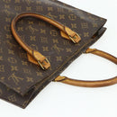 LOUIS VUITTON Monogram Sac Plat Hand Bag M51140 LV Auth ka3879-6