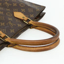 LOUIS VUITTON Monogram Sac Plat Hand Bag M51140 LV Auth ka3879-7