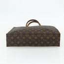 LOUIS VUITTON Monogram Sac Plat Hand Bag M51140 LV Auth ka3879-5