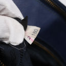 PRADA Galleria Hand Bag Safiano leather Blue Gold Auth ka388-12