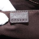 CELINE Boogie bag Hand Bag Leather Brown Silver Auth ka3882A-17