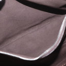 CELINE Boogie bag Hand Bag Leather Brown Silver Auth ka3882A-24