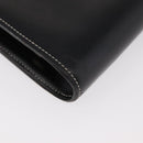 Christian Dior Shoulder Bag Leather Black Gold Auth ka3883-15