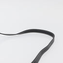 Christian Dior Shoulder Bag Leather Black Gold Auth ka3883-8
