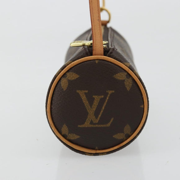 LOUIS VUITTON Monogram Papillon Pouch LV Auth ka3886A