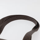 CELINE Macadam Canvas Tote Bag PVC Leather Brown Gold Auth ka3890A-8