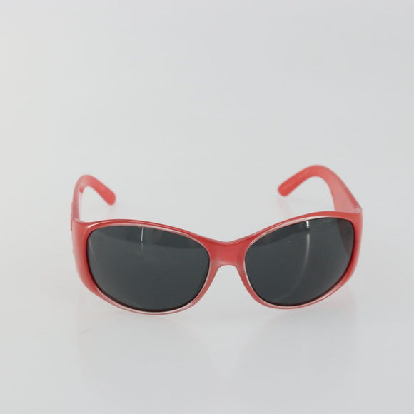 CHANEL Sunglasses plastic Red CC Auth ka3894A