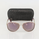 CHANEL Sunglasses metal Pink CC Auth ka3895A-12