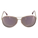 CHANEL Sunglasses metal Pink CC Auth ka3895A-13