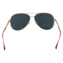 CHANEL Sunglasses metal Pink CC Auth ka3895A-2