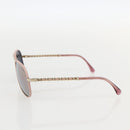 CHANEL Sunglasses metal Pink CC Auth ka3895A-5