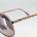 CHANEL Sunglasses metal Pink CC Auth ka3895A-6
