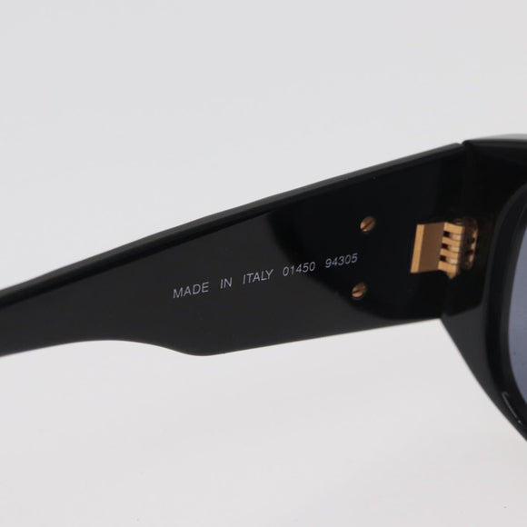 CHANEL Sunglasses plastic Black CC Auth ka3896A